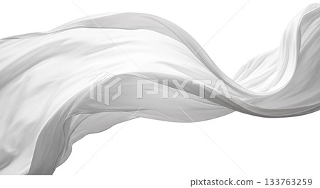 3d rendering white silk fabric flying wind isolated white background elegant soft textile cloth waving fashion material smooth texture motion art 3d rendering white silk fabric flying wind isolated white background elegant soft textile cloth waving fashion material smooth texture motion art 133763259