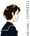 短髮高中女生 133764351