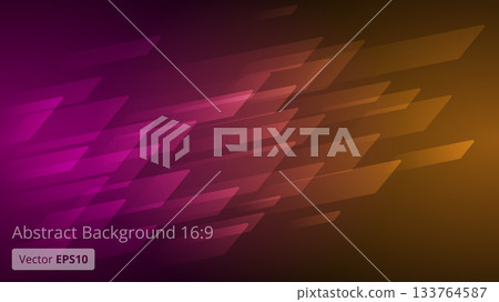 Purple and orange abstract background with overlapping geometric shapes Purple and orange abstract background with overlapping geometric shapes 133764587