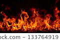篝火火焰背景素材 133764919
