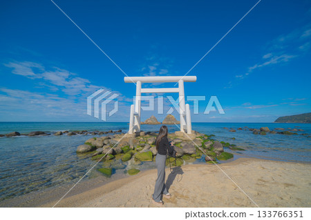 糸島櫻井二見浦的情侶岩 133766351