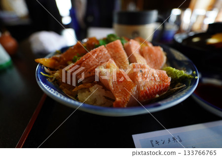 Kinmedon rice bowl set meal Kinmedon rice bowl set meal 133766765