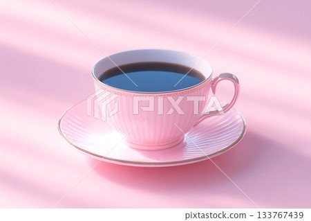Coffee poured into cup 133767439
