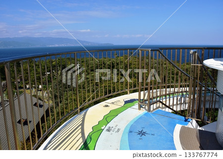 熱海市初島燈塔及景色 133767774