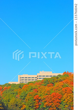 A view of the Aichi Cancer Center in Nagoya, Aichi Prefecture 133768042