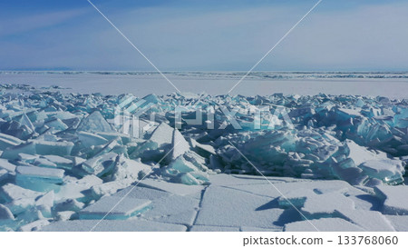 Ice ridges on Lake Baikal 133768060