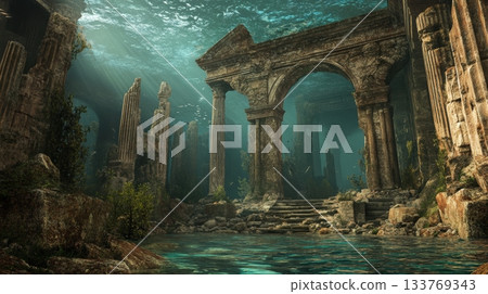 Underwater Ruins Of An Ancient Civilization 133769343