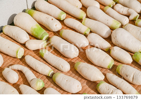 醃蘿蔔用的乾蘿蔔 133769879