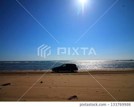 千里浜渚車道，可以開車行駛 133769986