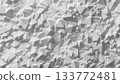 Many irregularly arranged white cubes 133772481