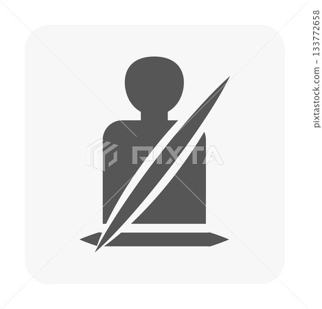 Seatbelt Illustration Vector Symbol 133772658