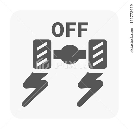 Diff Lock Axle Icon 133772659