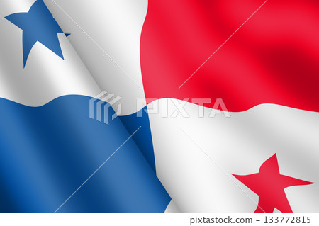 Papua Panama waving flag 3d illustration Papua Panama waving flag 3d illustration 133772815