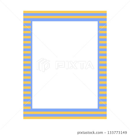Colorful retro decorative frame border abstract shape vector illustration Colorful retro decorative frame border abstract shape vector illustration 133773149