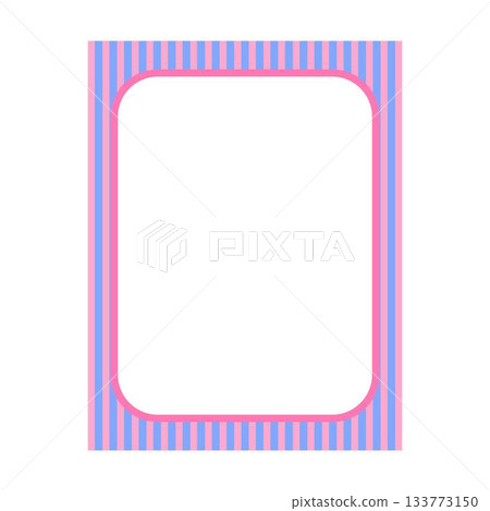 Colorful retro decorative frame border abstract shape vector illustration Colorful retro decorative frame border abstract shape vector illustration 133773150