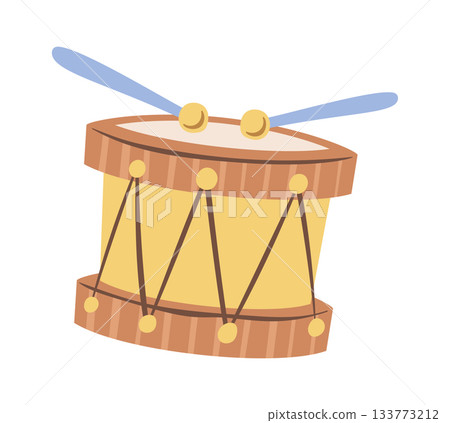 Toy drum children music instrument 133773212