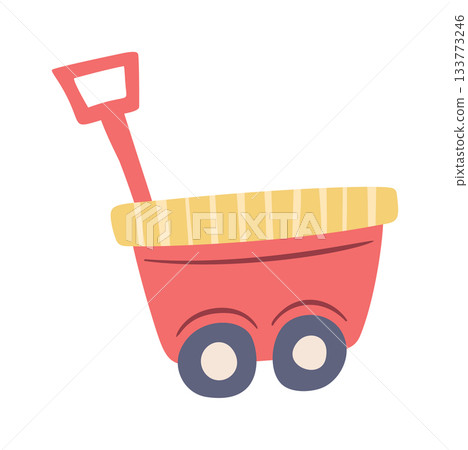 Toy cart element children plaything Toy cart element children plaything 133773246