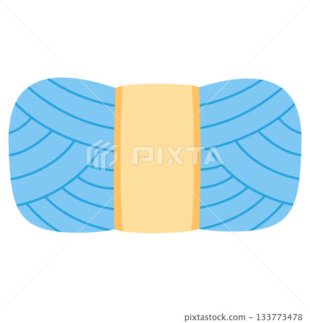Yarn skein. Isolated white background. Vector illustration. Hand-drawn Yarn skein. Isolated white background. Vector illustration. Hand-drawn 133773478