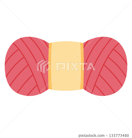 Yarn skein. Isolated white background. Vector illustration. Hand-drawn Yarn skein. Isolated white background. Vector illustration. Hand-drawn 133773480