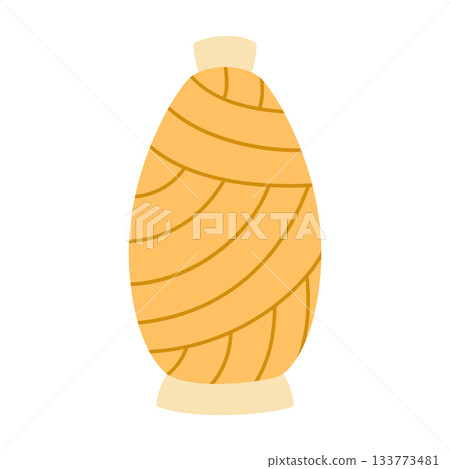 Yarn skein. Isolated white background. Vector illustration. Hand-drawn Yarn skein. Isolated white background. Vector illustration. Hand-drawn 133773481