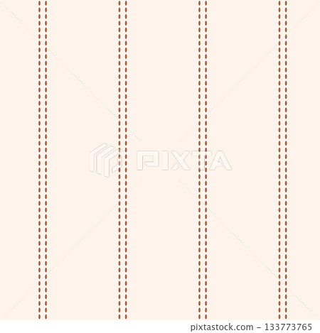 Seamless pattern with illustration burgundy vertical stripes in the form of line of threads or seam. Repeat ornament with dark red abstract striped geometric design. Minimalist background for textile Seamless pattern with illustration burgundy vertical stripes in the form of line of threads or seam. Repeat ornament with dark red abstract striped geometric design. Minimalist background for textile 133773765