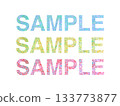 SAMPLE English Glitter Letter Design Material 133773877