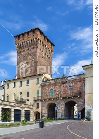 Porta Castello Tower, Vicenza, Italy Porta Castello Tower, Vicenza, Italy 133774960