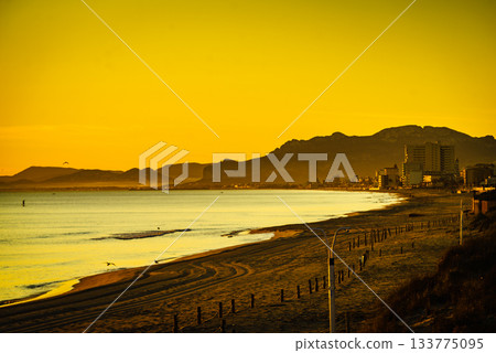 Spanish coastline, Gandia beach 133775095