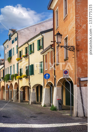 Street in Padua. Italy 133775155