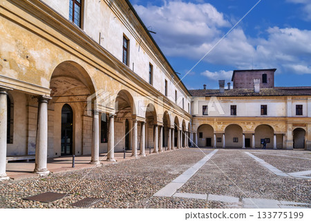 Piazza Castello in Mantua, Italy 133775199