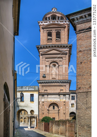 Campanile of Santa Barbara, Mantua, Italy 133775202
