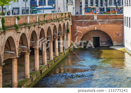 River Rio in Mantua, Italy River Rio in Mantua, Italy 133775241