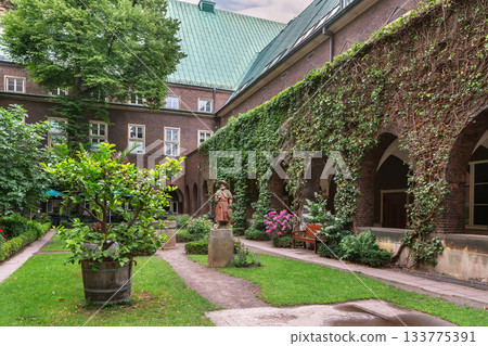 Biblical garden in Bremen Cathedral, Germany Biblical garden in Bremen Cathedral, Germany 133775391