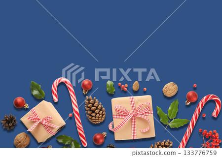 Christmas gifts and decor ready for celebration Christmas gifts and decor ready for celebration 133776759