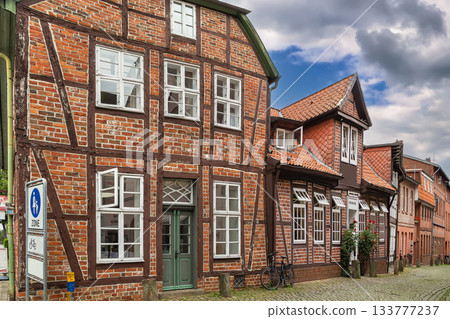 Street in Luneburg, Germany Street in Luneburg, Germany 133777237