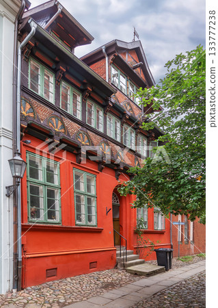 Street in Luneburg, Germany Street in Luneburg, Germany 133777238