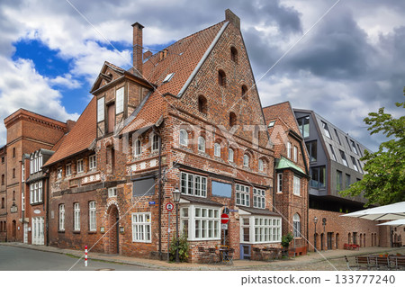 Street in Luneburg, Germany 133777240