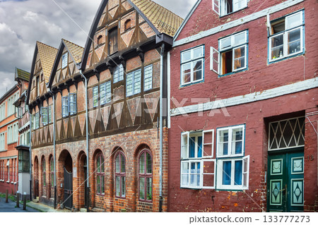 Street in Luneburg downtown, Germany Street in Luneburg downtown, Germany 133777273