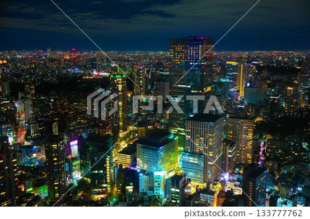 從六本木新城眺望城市夜景 從六本木新城眺望城市夜景 133777762