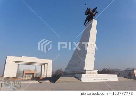 Manas monument and National History Museum at Ala-Too Square 133777778
