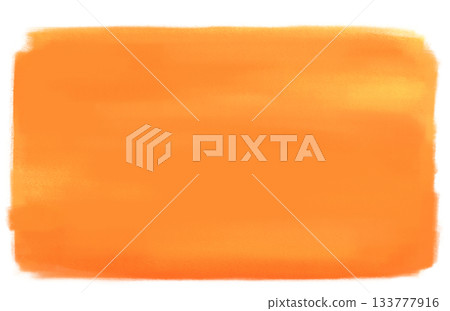 Hand drawn background illustration in orange watercolor 133777916