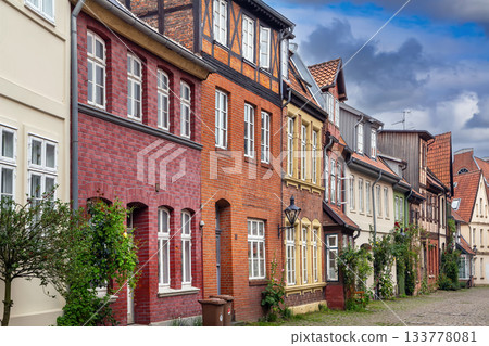 Street in Luneburg old town, Germany Street in Luneburg old town, Germany 133778081