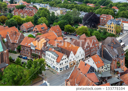 Aerial view of Luneburg, Germany Aerial view of Luneburg, Germany 133778104