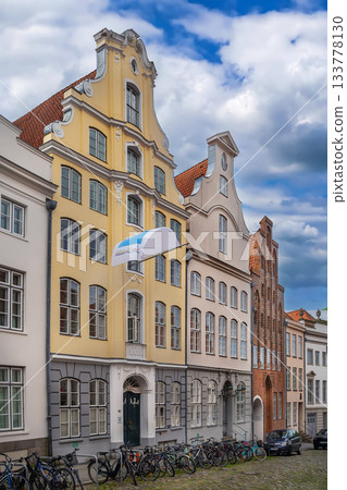 Street in Lubeck, Germany 133778130