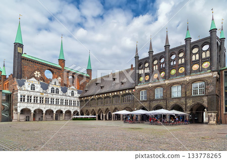 Lubeck Town Hall, Germany 133778265