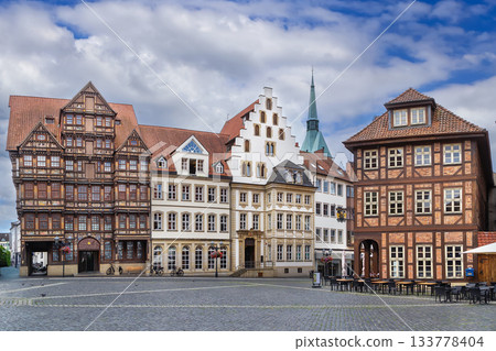 Marktplatz square in Hildesheim, Germany Marktplatz square in Hildesheim, Germany 133778404