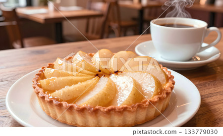 咖啡店裡的梨塔 133779030