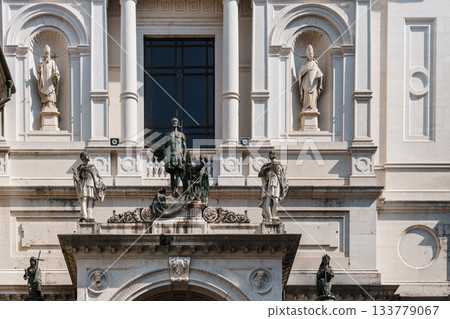 Bergamo Cathedral Facade 133779067