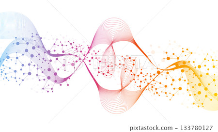Structure molecule and communication. Dna, atom, neurons. Scientific concept for your design. Connected lines with dots. Medical, technology, chemistry, science background. illustration Structure molecule and communication. Dna, atom, neurons. Scientific concept for your design. Connected lines with dots. Medical, technology, chemistry, science background. illustration 133780127