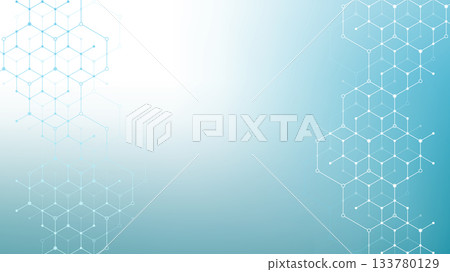 Health care abstract background with hexagons, lines and dots. Medical innovation banner template concept. Biology and pharmaceutical technology background. Vector illustration. Health care abstract background with hexagons, lines and dots. Medical innovation banner template concept. Biology and pharmaceutical technology background. Vector illustration. 133780129